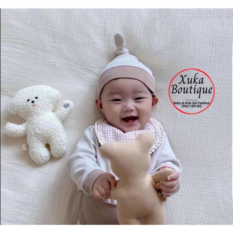 Thú Bông Hữu Cơ Organic 100% bông PP Chính hãng Kamimi Cao Cấp