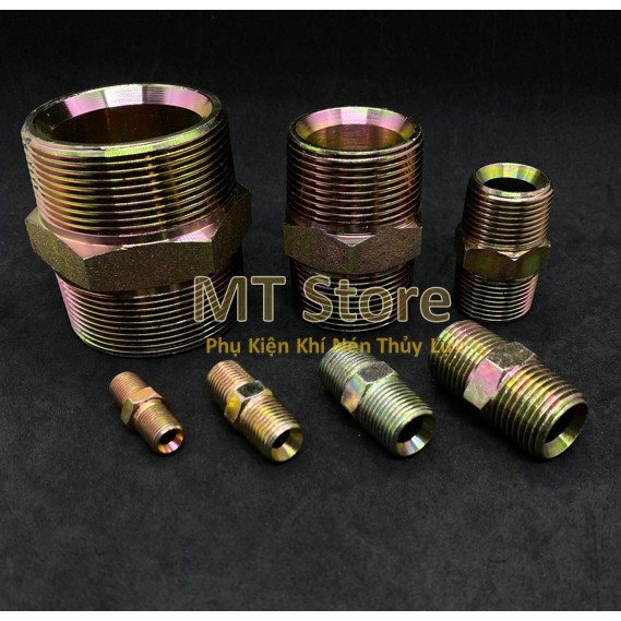 Kép nối Răng Ngoài Sắt xi 7 màu | size 9.6mm-34mm