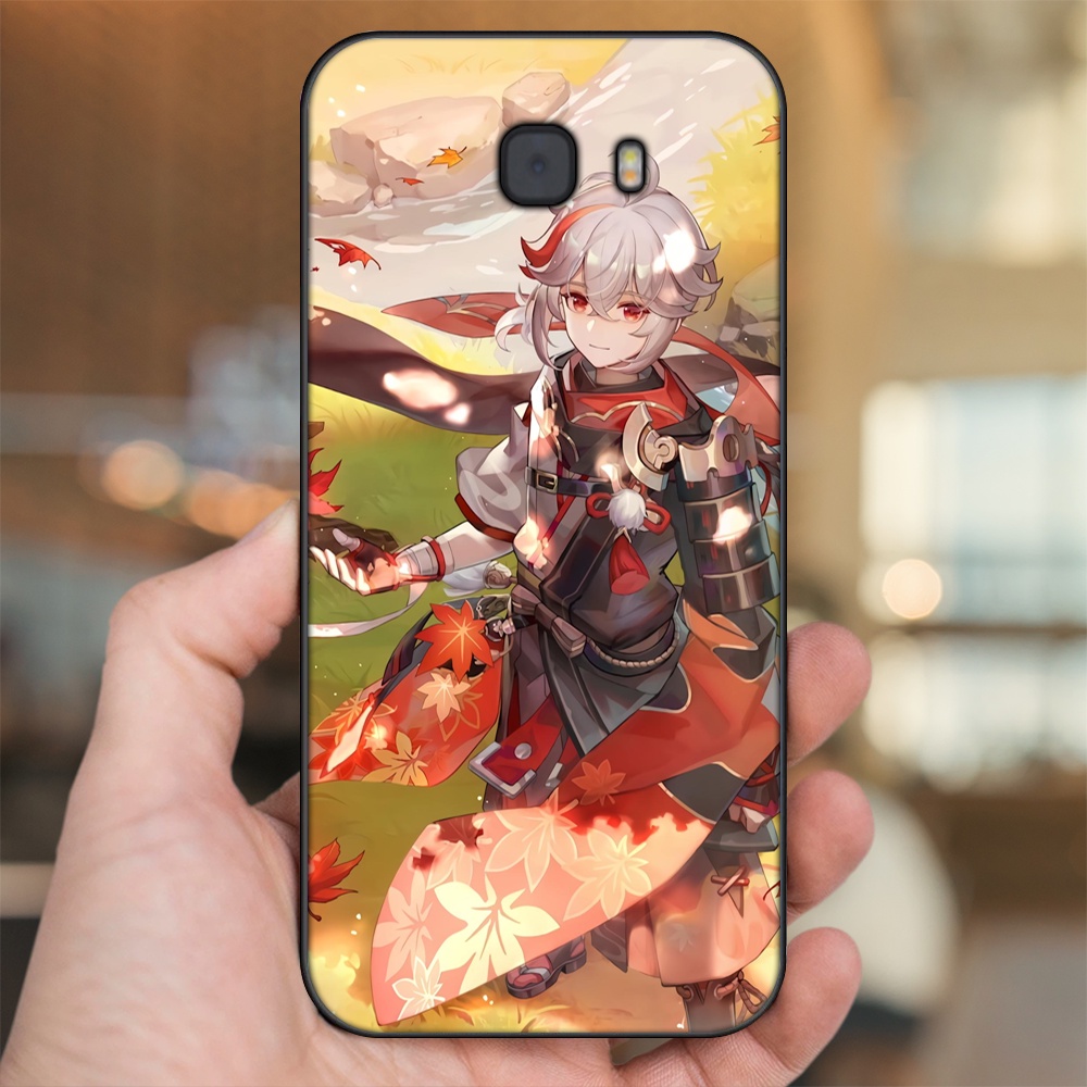 Ốp lưng Samsung C9 Pro viền đen in hình Kazuha Genshin Impact