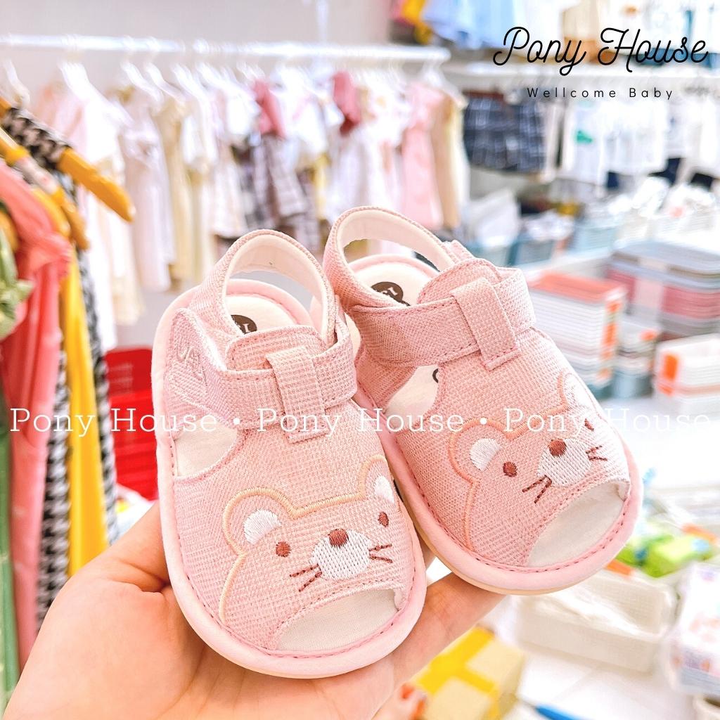 Dép Tập Đi Uala Rogo Đế Cao Su Chống Trơn Trượt Cho Bé Trai Bé Gái