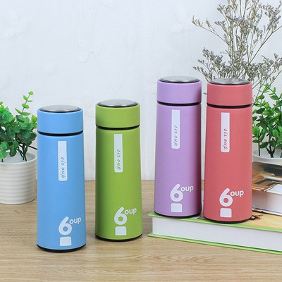 Bình thủy tinh giữ nhiệt 450ml bọc nhựa chống nóng an toàn tiện dụng, kiểu dáng đẹp - Soleil shop