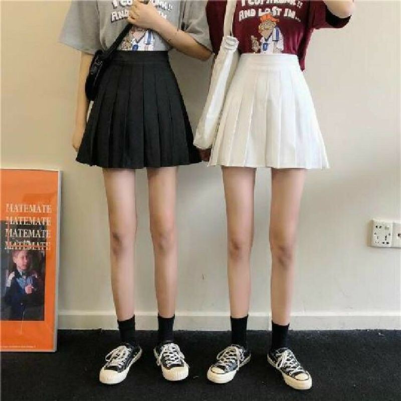 Chân váy tennis JOY BABE🌼xếp ly ngay ngắn, vải dày mịn có quần trong xịn sò, mini skirt học sinh Ulzzang tenis VAY 1 -8C