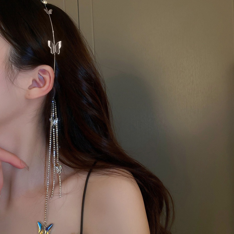 Băng Đô Cài Tóc Hình Bướm Lấp Lánh Thời Trang Cho Nữ YOUYO