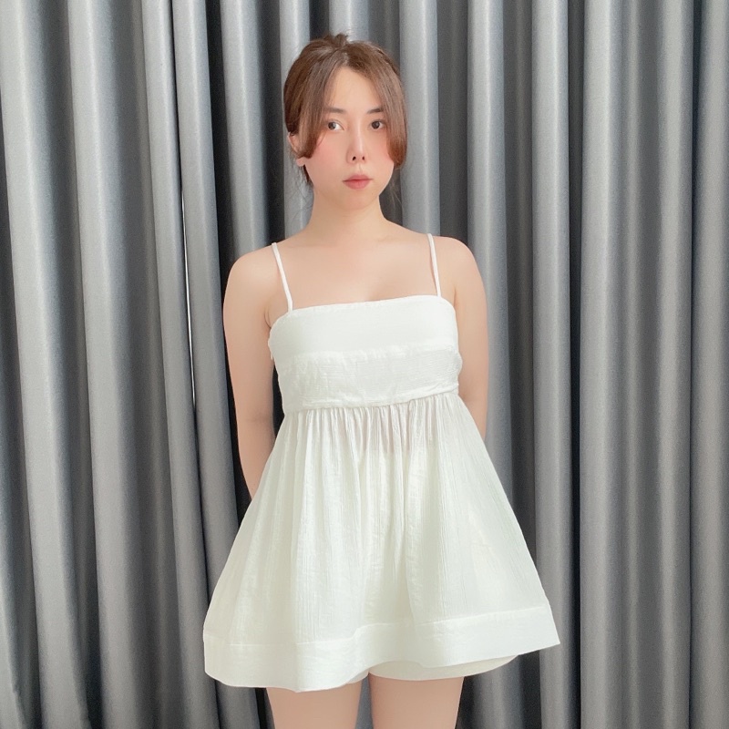 ÁO 2 DÂY TƠ HD PARIS DÁNG BABYDOLL RẤT XINH VNXK ĐẸP