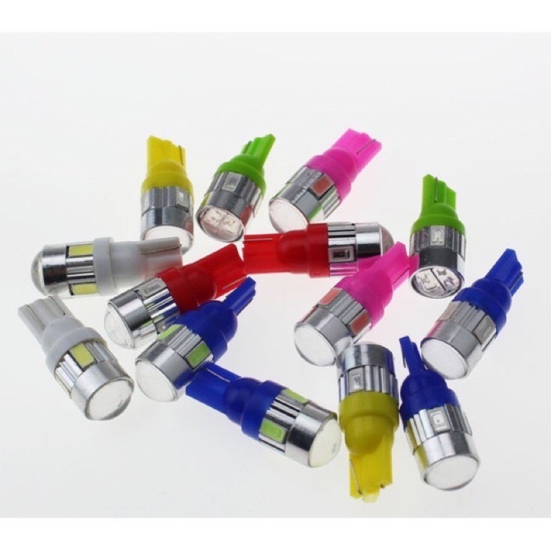 Đèn led xi nhan đề mi xe máy chân T10 (giá 1 bóng)