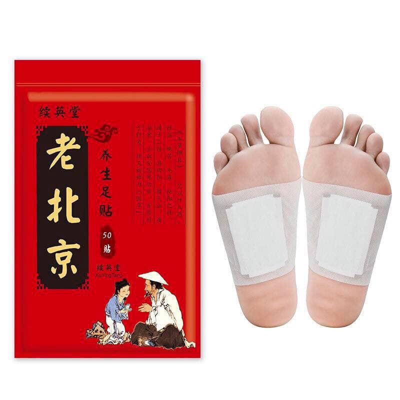 COMBO 2 Hộp 50 Miếng Dán Ngải Cứu Thải Độc Bàn Chân Bắc Kinh