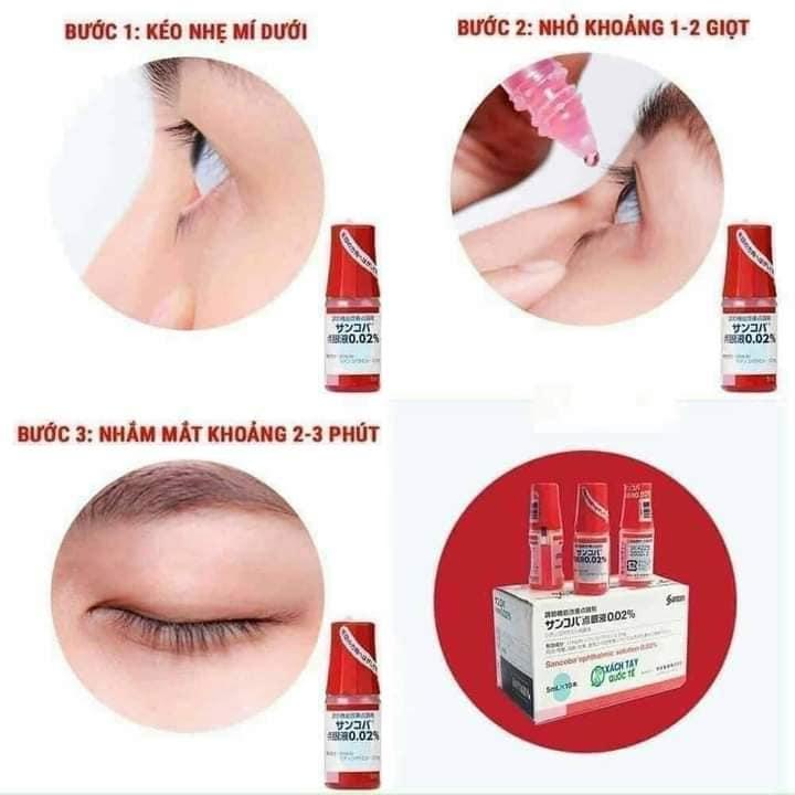 Nhỏ Mắt Sancoba Nhật Bản Chống Cận Thị 5ml  tramtranstore