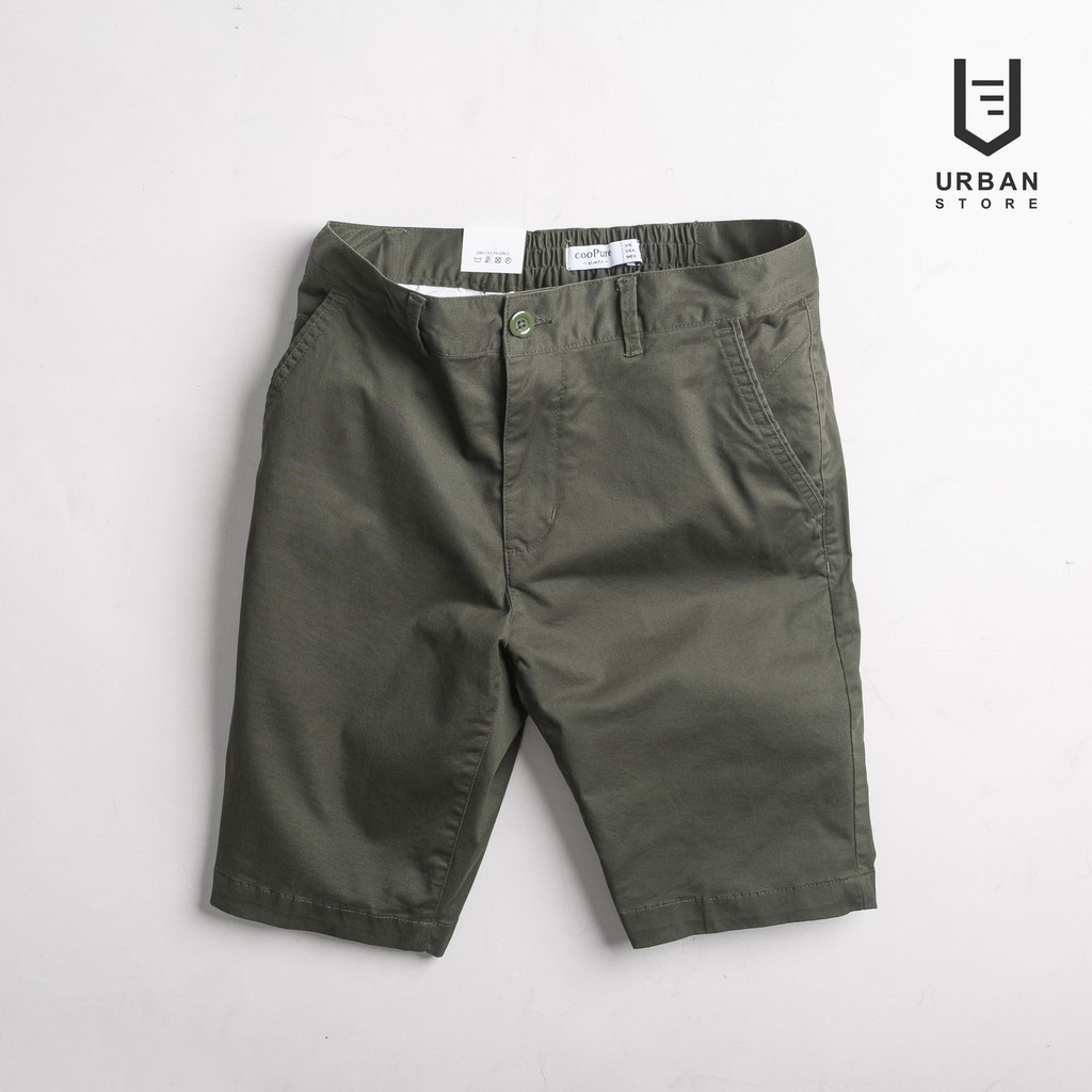 Quần Short Kaki Nam cooPure, Quần Short Kaki Extra 3% Spandex Slimfit NO.2305 | BigBuy360 - bigbuy360.vn
