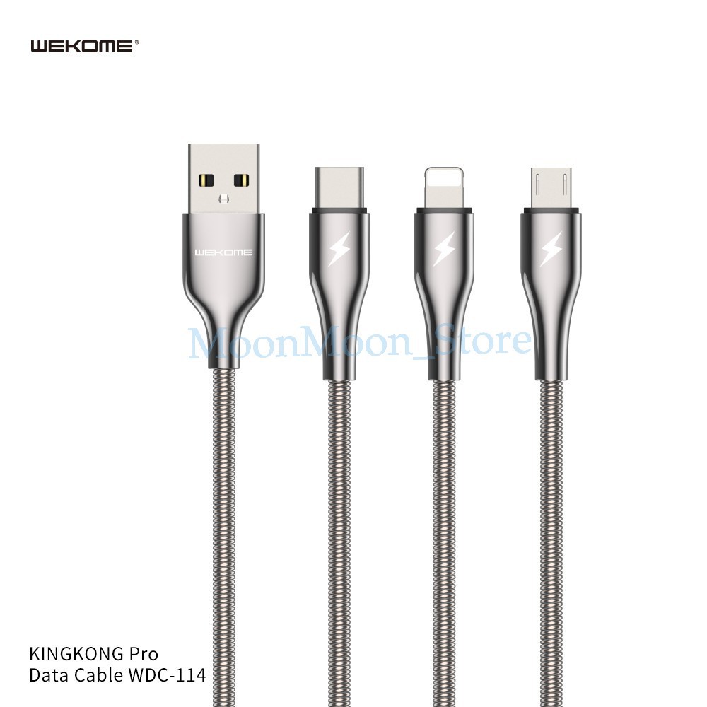 Dây Cáp Sạc Kingkong WK 114 Chính Hãng, Hỗ Trợ Sạc Nhanh, Siêu Bền, Bảo Hành 12 Tháng, Lỗi 1 Đổi 1