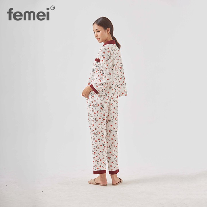 FEMEI - Đồ bộ mặc nhà bộ pyjama dài tay PND009