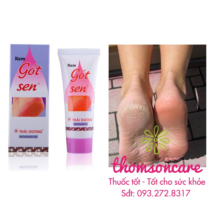 Kem Gót sen - dưỡng ẩm gót chân, giảm nứt nẻ - Chính hãng Sao Thái dương - Tuýp 20g