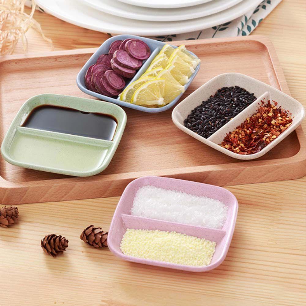 Đĩa Đựng Nước Chấm Hai Ngăn Sáng Tạo Cho Nhà Hàng