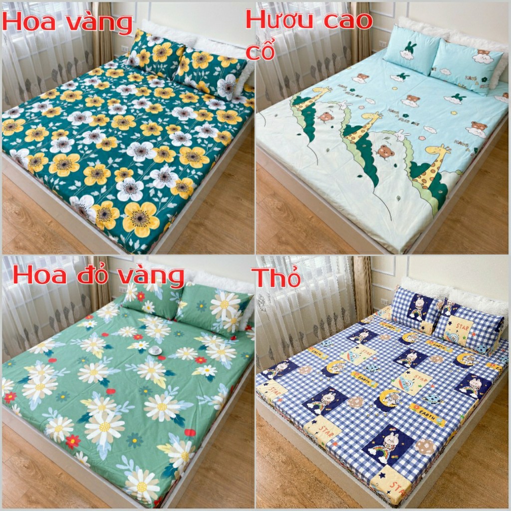 Ga chống thấm Cotton hàn quốc cao cấp chống thấm nước xuống đệm nhiều màu cho bé Dreamhomebedding | BigBuy360 - bigbuy360.vn