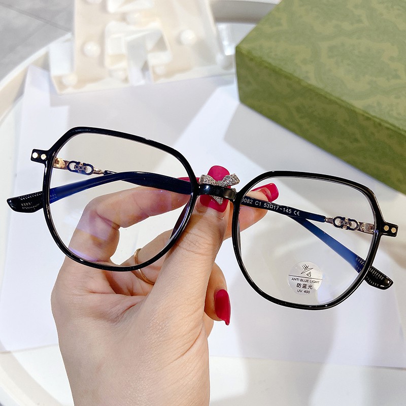 Mắt Kính Gọng Tròn Chống Ánh Sáng Xanh Thời Trang Cho Nam Nữjz3082