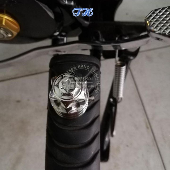 Chụp giò đạp Salaya Honda, YA inox 304 , chụp cóc giò đạp Salaya, cóc giò đạp siêu đẹp