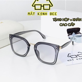 Mắt kính nữ thời trang gọng vuông cao cấp nhiều màu đẹp BEE334 tặng hộp + khăn