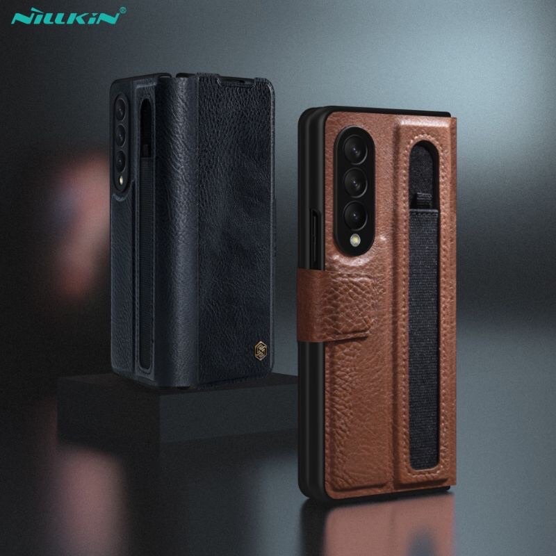 Bao da Samsung Galaxy Z FOLD 5 / Z Fold 3 / FOLD 4 NILLKIN Aoge Leather