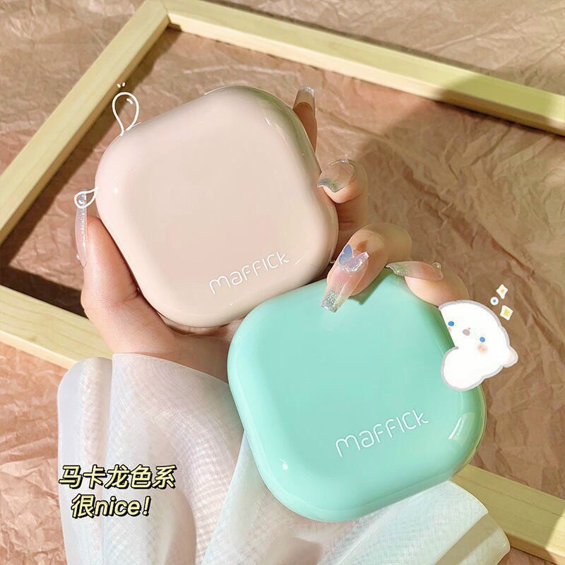 Phấn nước, cushion MAFFICK xanh, hồng kèm lõi thay - Tặng 1 son kem cho mỗi đơn hàng - Rubycosmetics