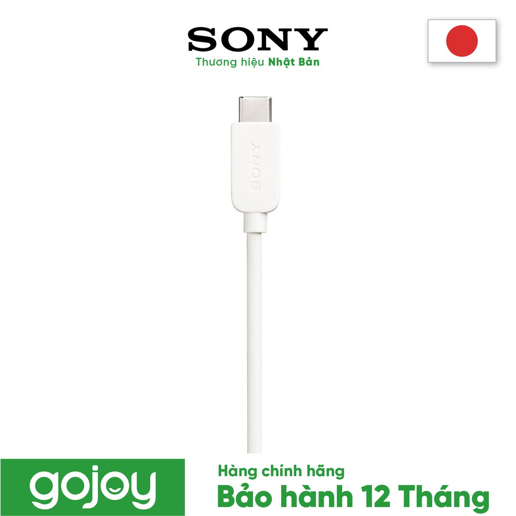 Cáp USB A to C 1m SONY CP-AC100/WC WW Màu Trắng chính hãng - Hàng phân phối chính hãng