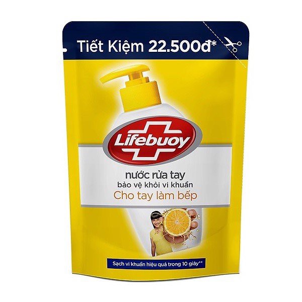 Nước rửa tay Lifebuoy Bảo vệ diệt khuẩn 400g(Túi)