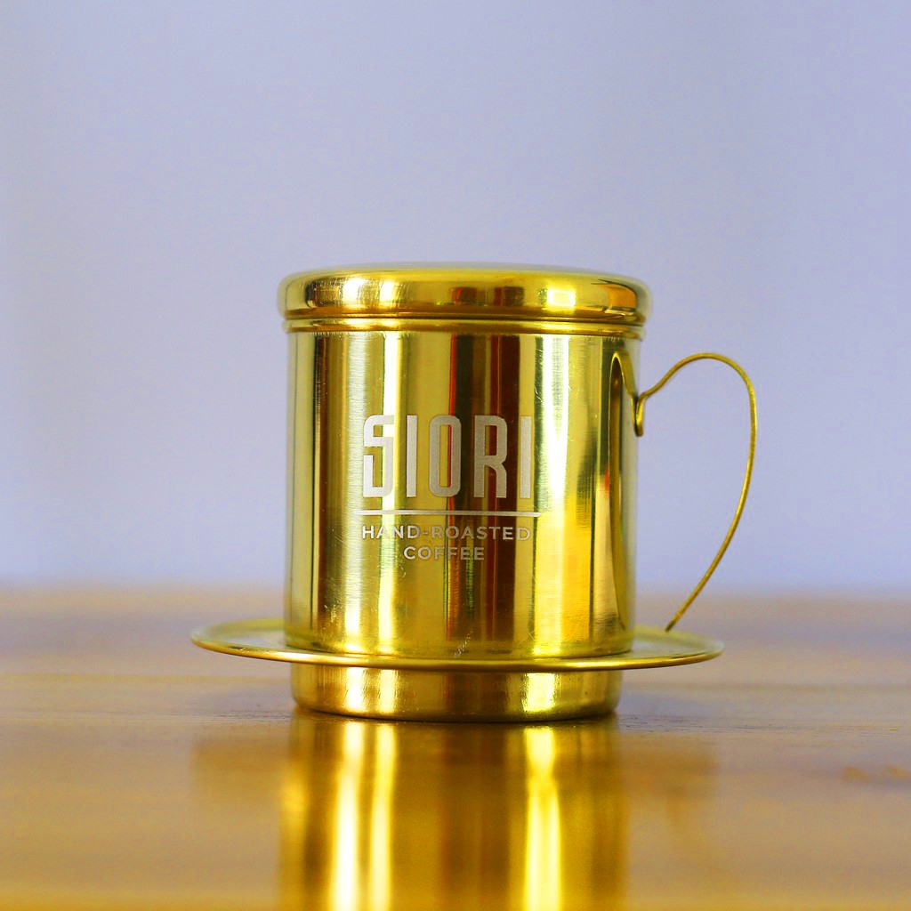 CÀ PHÊ PHA PHIN _ CÀ PHÊ CAO CẤP MOKA PREMIUM CẦU ĐẤT + 1 PHIN INOX MẠ VÀNG SANG TRỌNG _ ĐẶC SẢN CẦU ĐẤT, ĐÀ LẠT | BigBuy360 - bigbuy360.vn