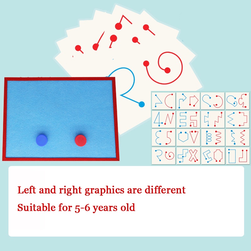 Đồ Chơi Phản Xạ Bàn Tay Trái Phải Theo Phương Pháp Montessori Giúp Bé Học Tập Sớm Cải Thiện Sự Tập Trung