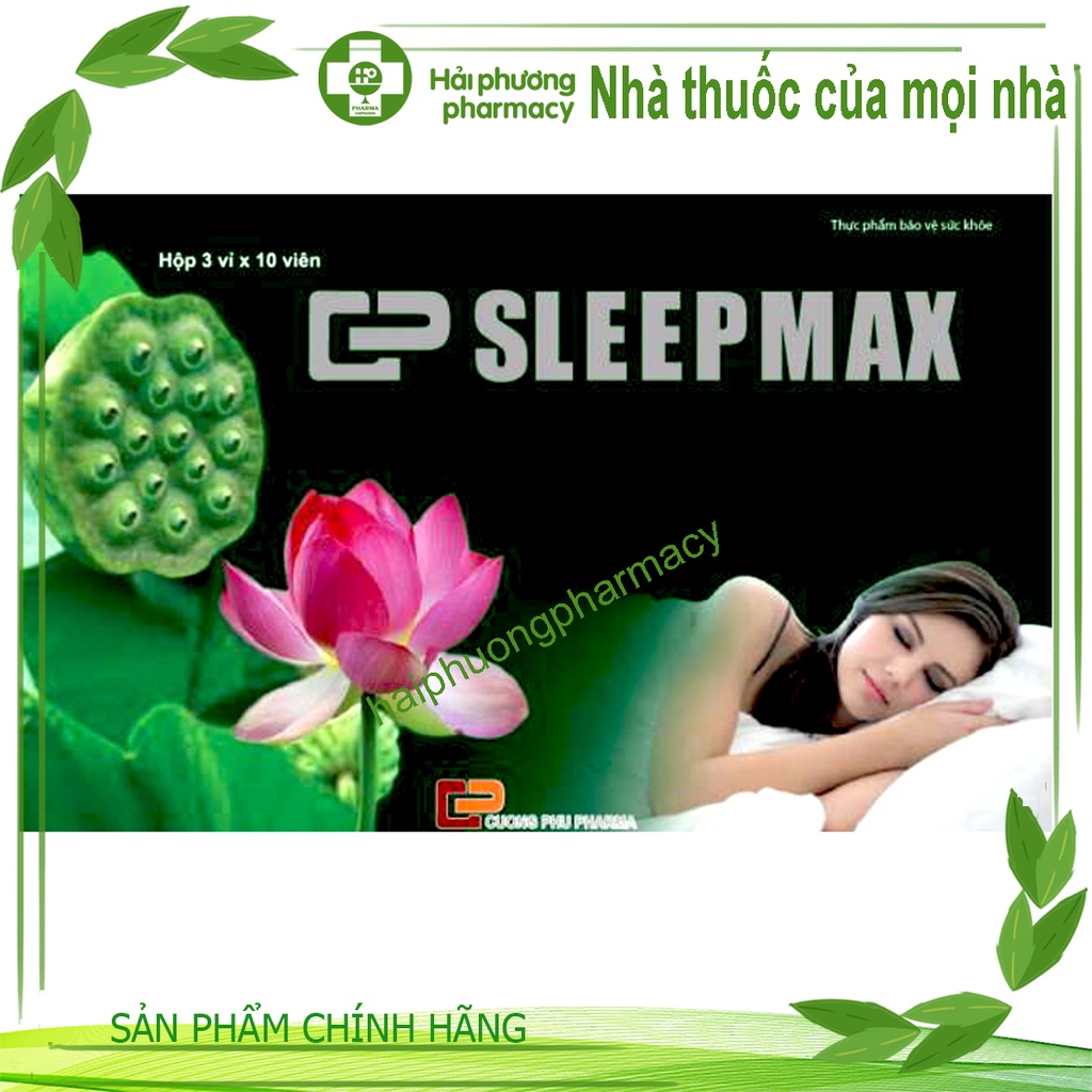 CP Sleepmax-dưỡng tâm an thần gây ngủ ,giảm lo lắng,hồi hộp