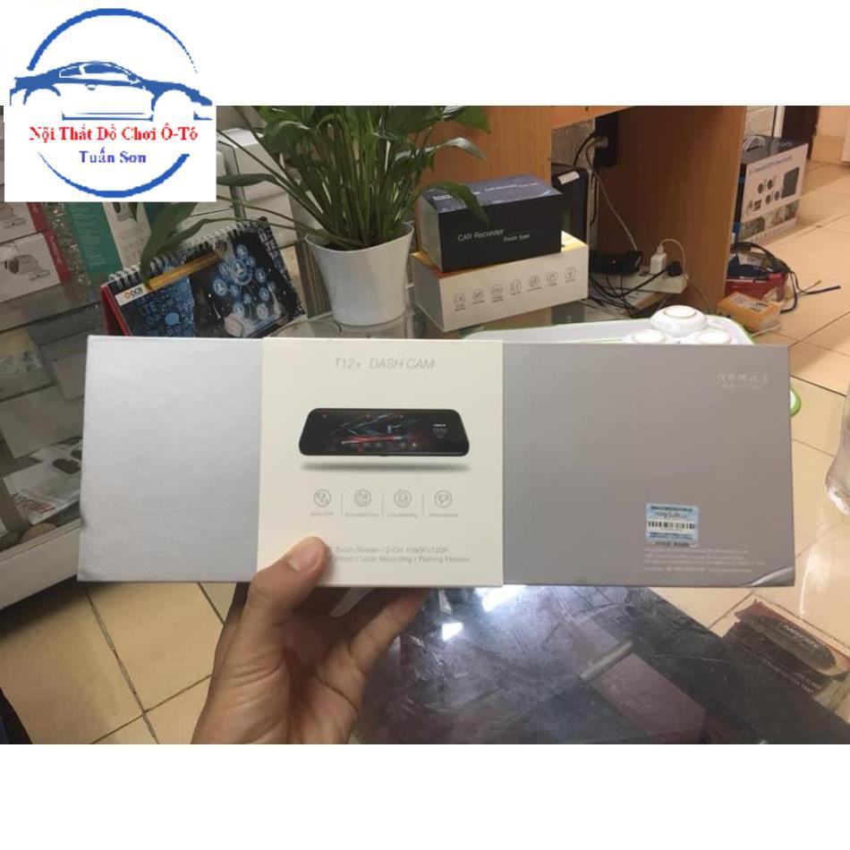 CAMERA HÀNH TRÌNH ANYTEK T12 GƯƠNG 10 INC ANYTEK T12 SIÊU NÉT FULLHD KÈM CAMERA LÙI | BigBuy360 - bigbuy360.vn
