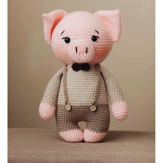 Chú lợn hồng handmade [ gấu bông handmade