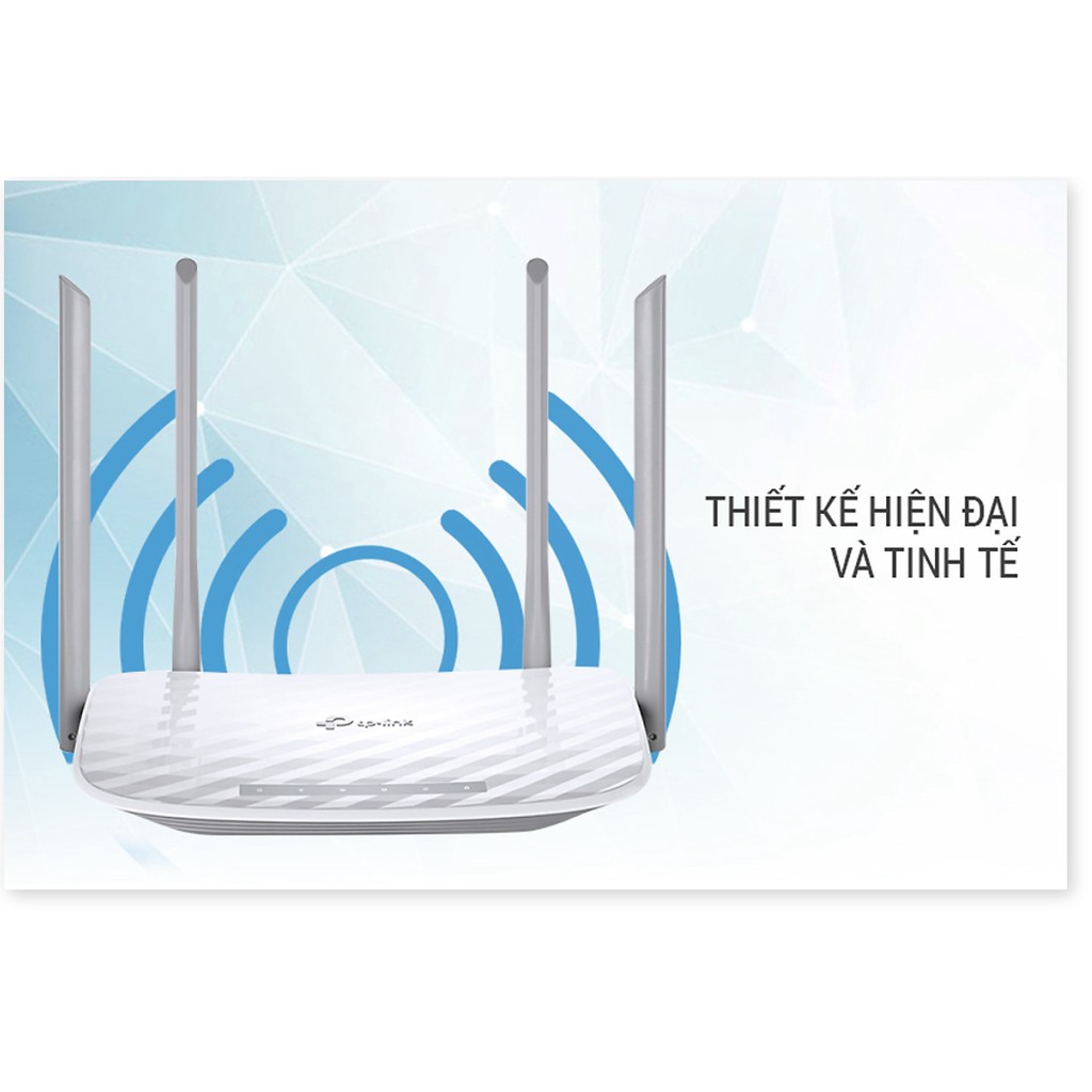 Router Wifi Băng Tần Kép AC1200 TP-Link Archer C50 - Hàng Chính Hãng