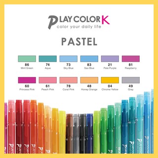 Bút trang trí 2 đầu Tombow Play Color K - Pastel
