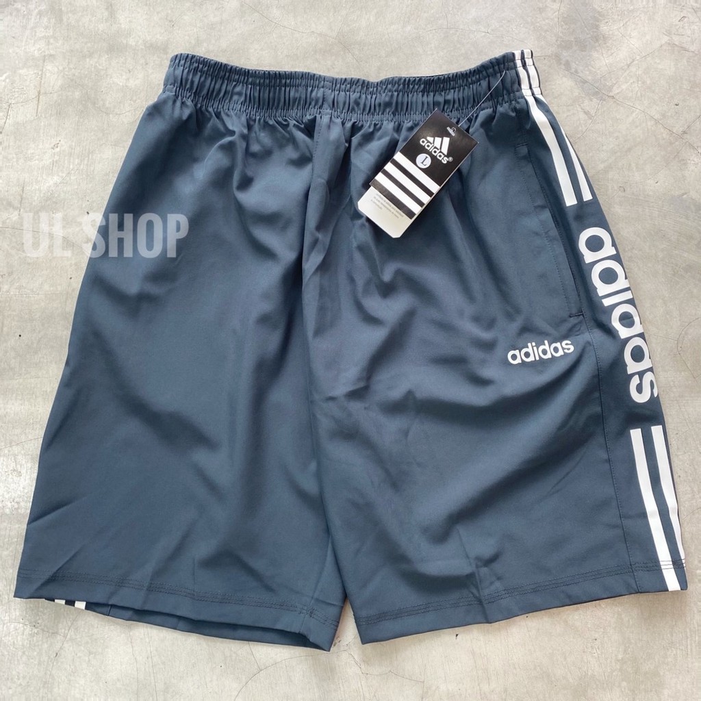 Quần Đùi Thể Thao Nam, Quần Short Nam Mẫu ADIDAS Vải Xi Mát Min, Co Dãn Thoải Mái