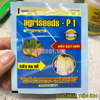 Phân bón lá siêu lân Agriseeds siêu ra rễ, siêu bật chồi gói 20g