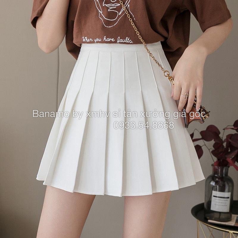 Chân váy xếp ly cực đẹp thời trang Banamo Fashion 5314