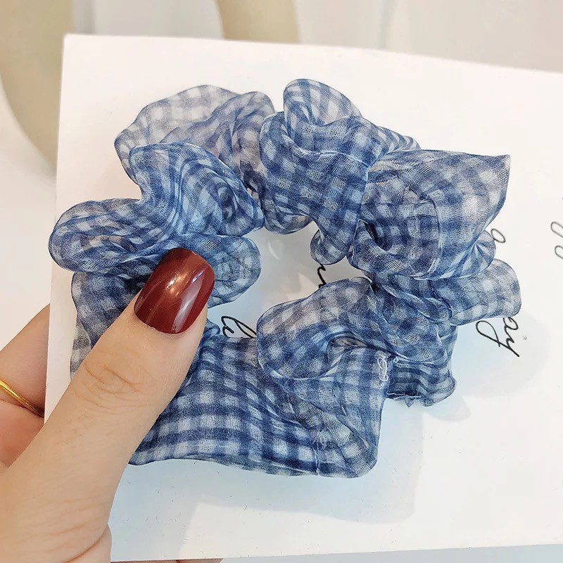 Dây buộc tóc scrunchies đẹp đeo tay hàn quốc hot trend SC05