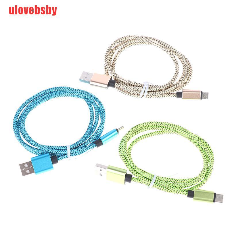 [ulovebsby]TYPE C and android Cable 1M Fast Charger Data usb Cables For mobile phone