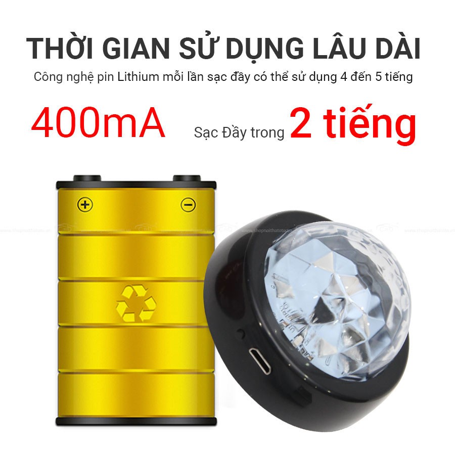 [Mã BMBAU50 giảm 10% đơn 99k] Đèn Led Cảm Ứng Âm Thanh Theo Nhạc Trên Ô Tô CIND Y980 5V 2W Nhập Khẩu Chính Hãng