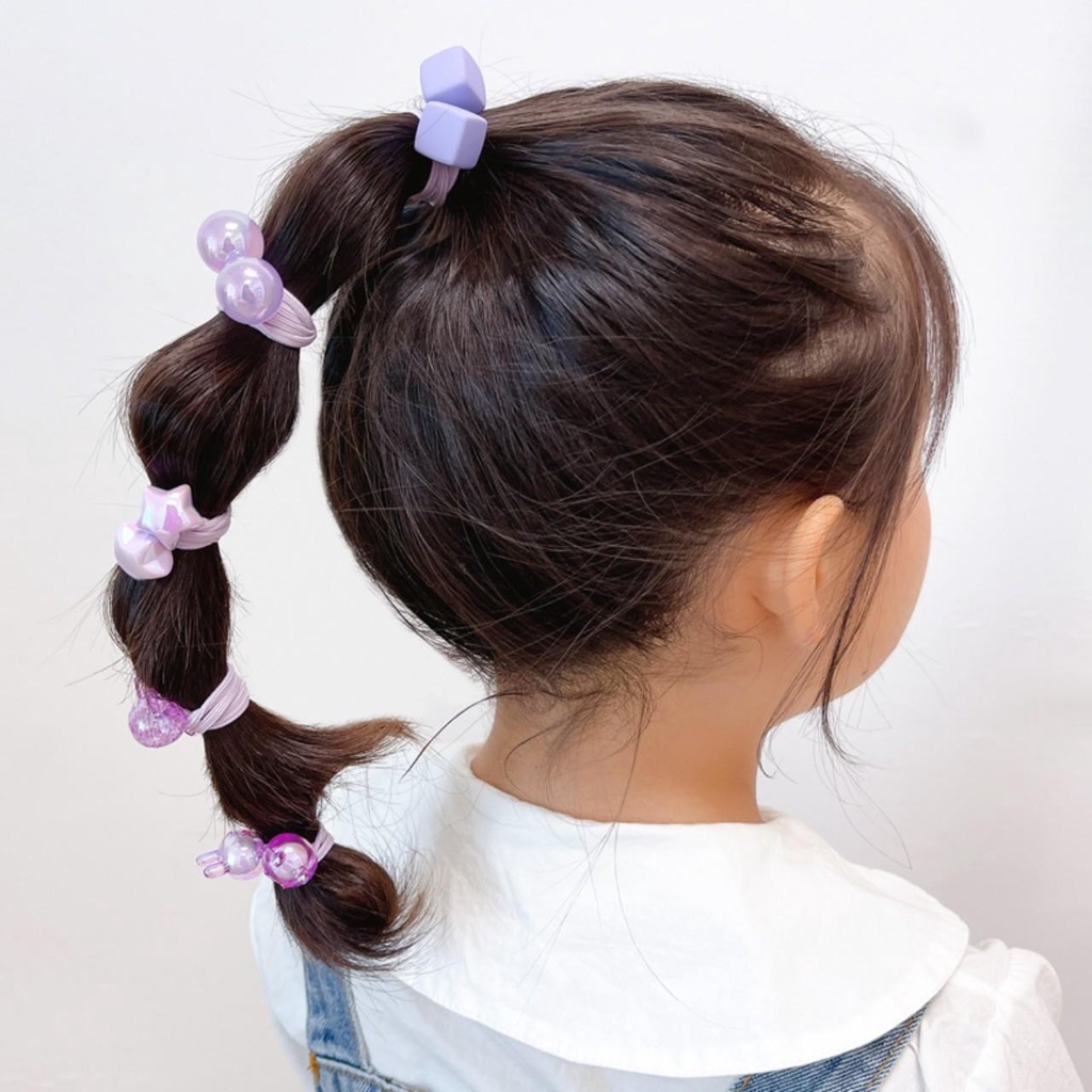 Set 13/50 Dây Buộc Tóc Có Túi Đựng - Thingkids