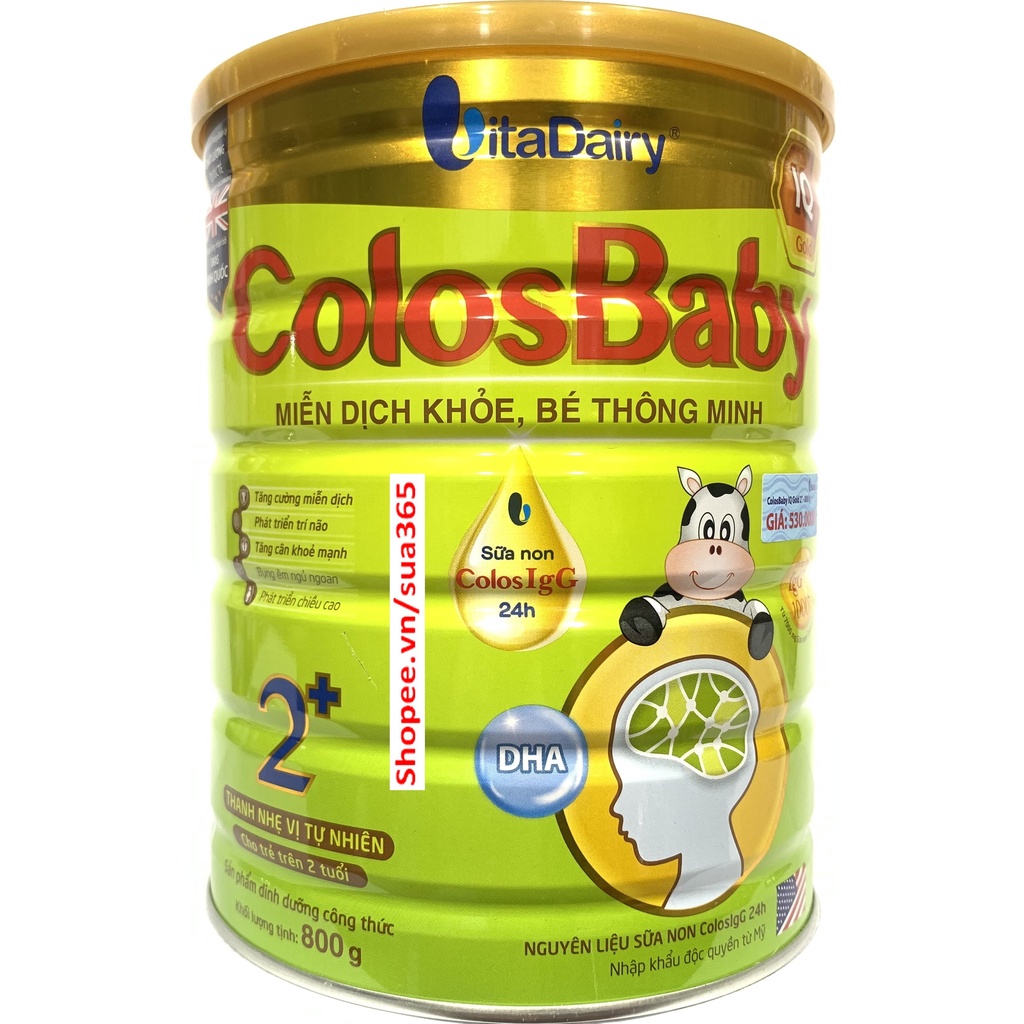 Sữa Colosbaby IQ Gold 2+_800g [Date mới nhất]