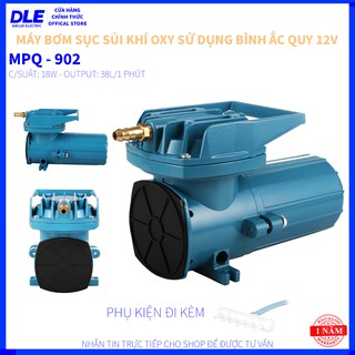 [ HÀNG CHUẨN ] MÁY SỤC SỦI THỔI KHÍ OXY - RESUN MPQ - 902 - SỬ DỤNG BÌNH ẮC QUY NGUỒN ĐIỆN 12V - CHO HỒ BỂ CẢ CẢNH