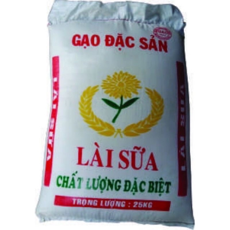 Gạo thơm lài bao 25kg .