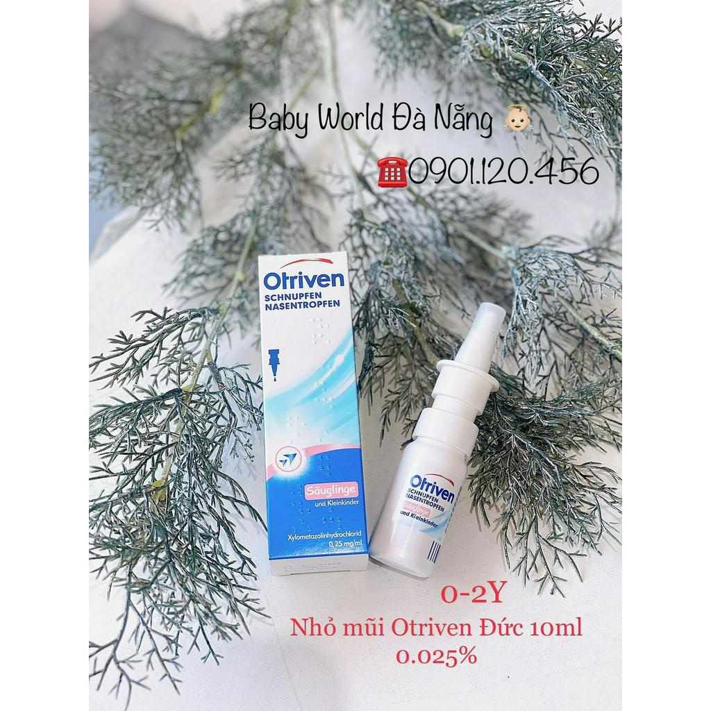 Nhỏ Mũi Otriven Đức, Xịt Mũi Cho Bé Từ Sơ Sinh Tới Người Lớn ⭐️Mẹ Và Bé Baby World Đà Nẵng