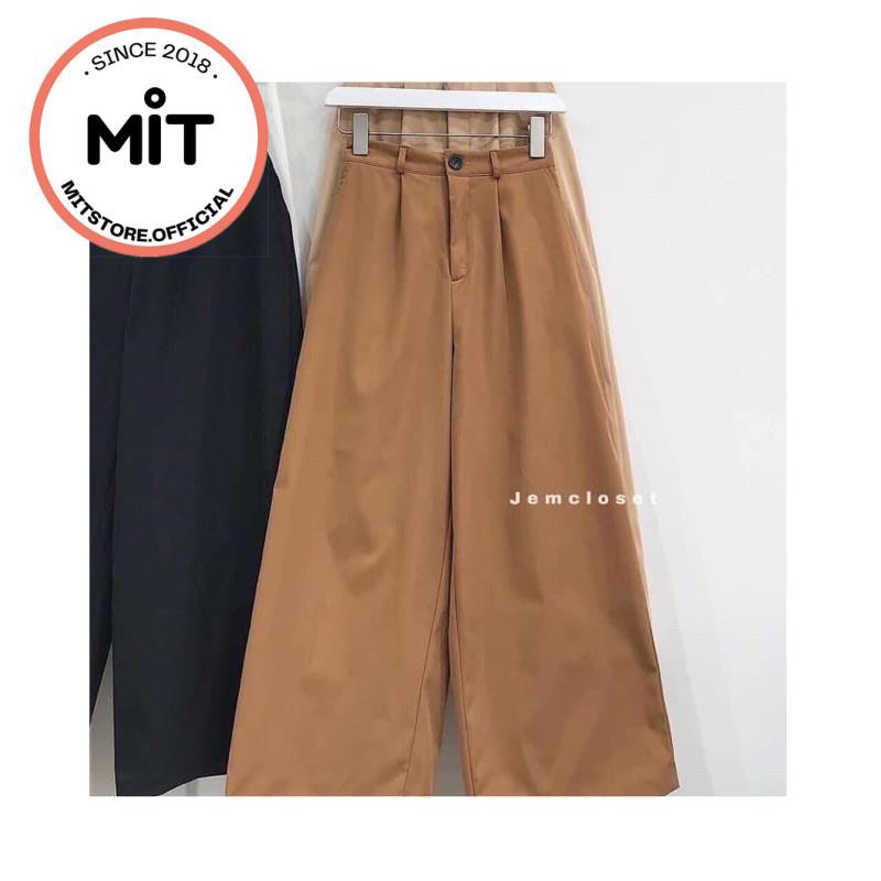 quần dài ống suông dáng culotes