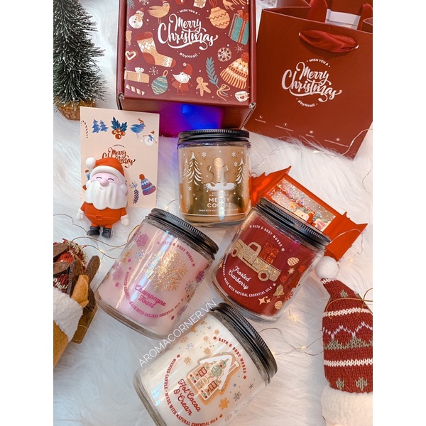 Bộ sưu tập 4 hũ nến ngọt ngào cho mùa Giáng sinh 198g