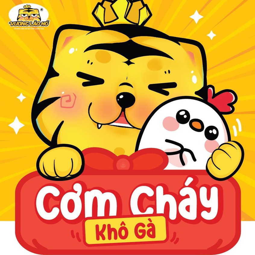 CƠM CHÁY KHÔ GÀ 300GR | VƯƠNG LÃO HỔ | BigBuy360 - bigbuy360.vn
