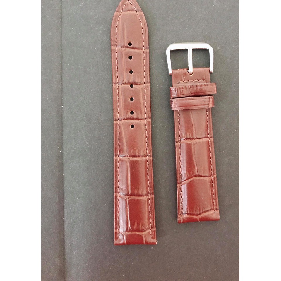 Dây da đồng hồ nam nữ  dây da hãng aono 12/14/16/18/20/22