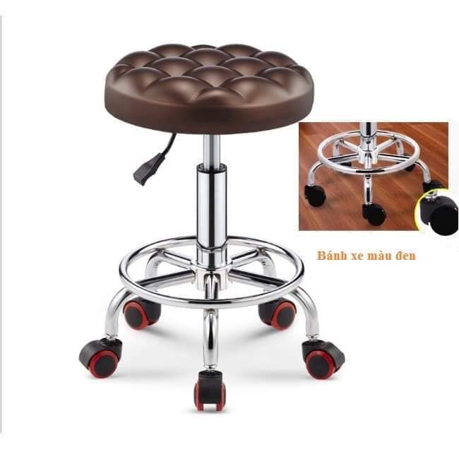 Ghế xoay nâng hạ có múi dùng trong Spa, phun xăm, ghế làm nail, cho các  spa, thẩm mỹ viện, làm tóc, ngồi chờ