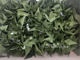 100 hạc giấy xếp sẵn (màu xanh)