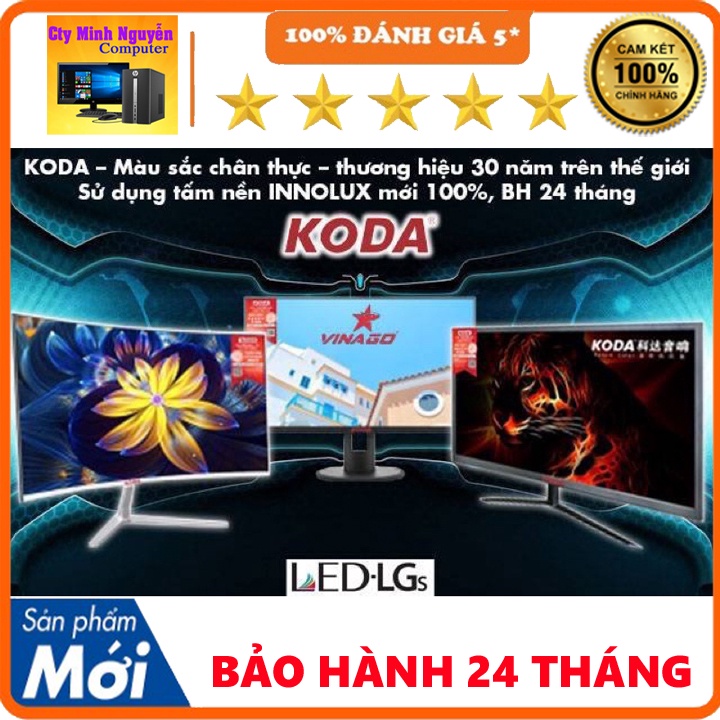 [Mã 55ELSALE1 giảm 7% đơn 300K] Màn hình máy tính 19in KODA Wide LED - New Full Box