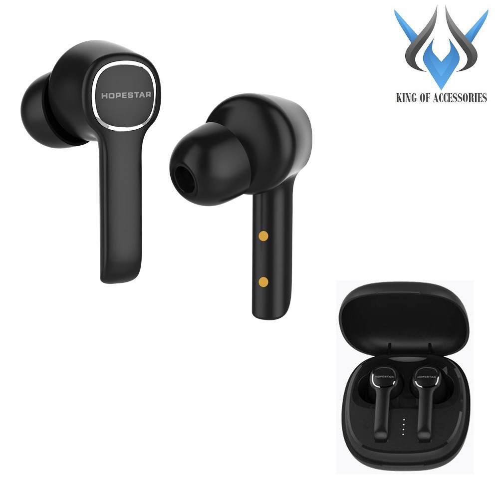Tai nghe Bluetooth TWS Headset Hopestar S12 V5.0 kết nối từng tai riêng lẻ, âm thanh cực hay, pin dùng đến 4H
